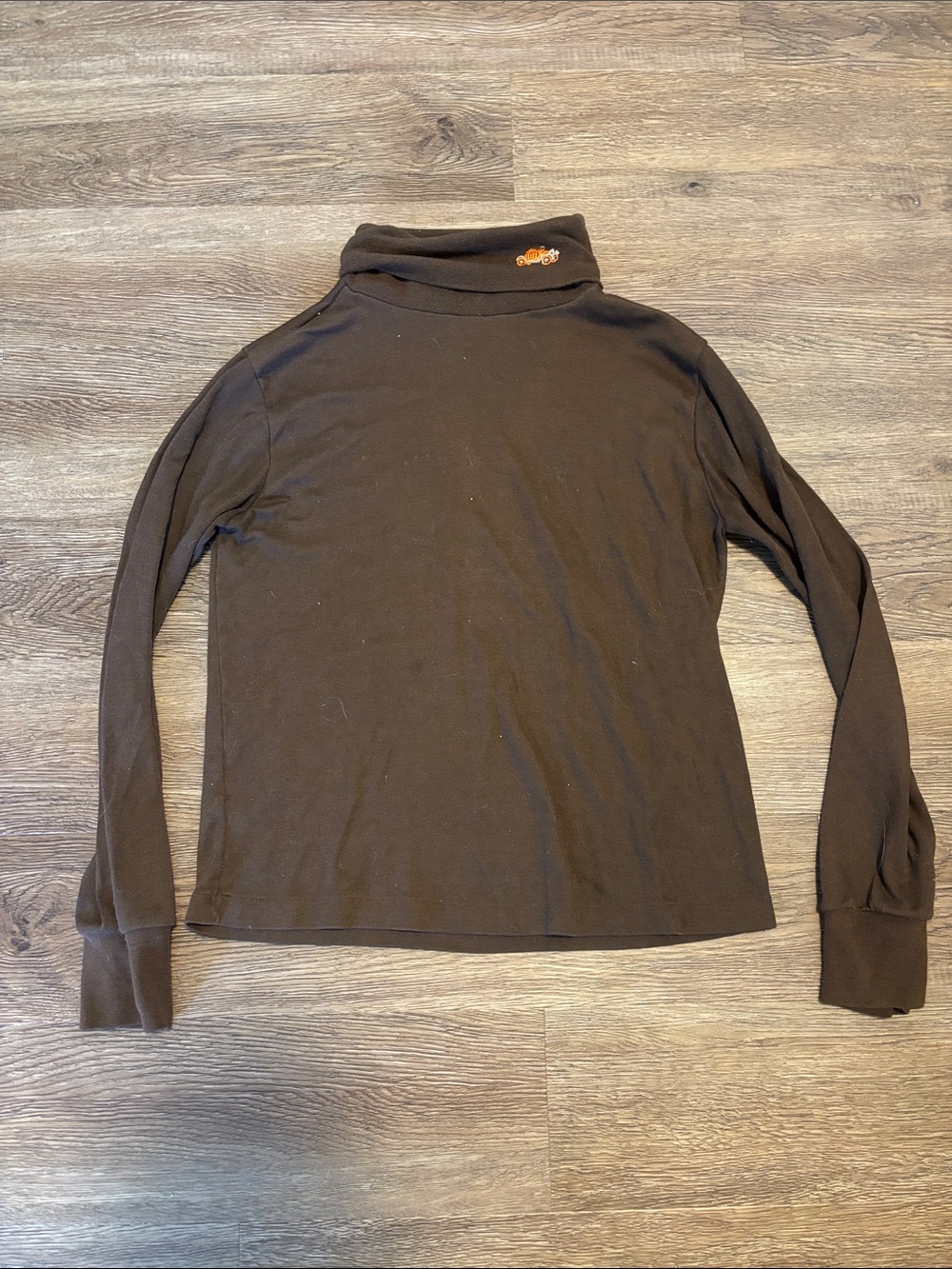 women’s brown turtleneck